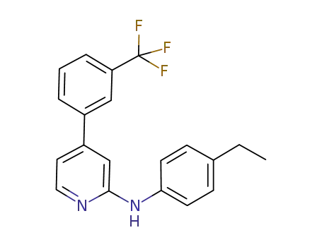 4-ethylphenyl-[4-(3-trifluoromethyl-phenyl)l-pyridin-2-yl]-amine
