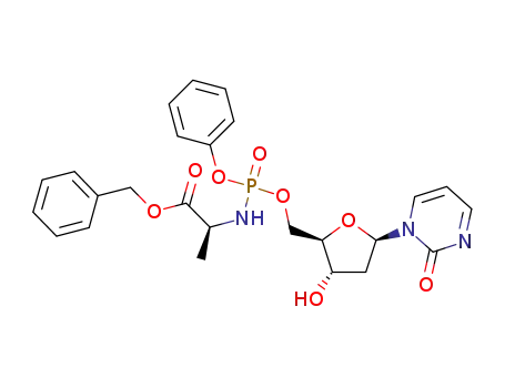 2'-deoxyzebularine 5'-[phenyl(benzoxy-L-alaninyl)]phosphate