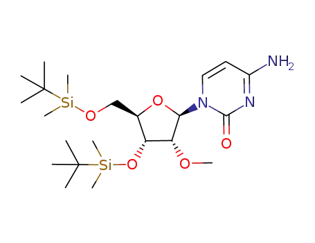 Molecular Structure of 367511-42-0 (3',5'-O-bis(tert-butyldimethylsilyl)-2'-O-methylcytidine)