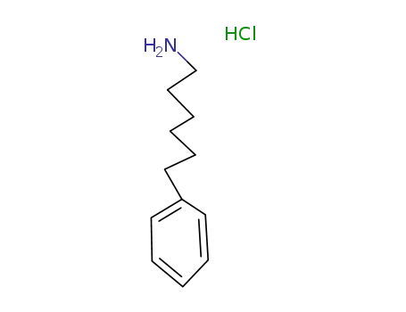 Molecular Structure of 120375-57-7 (6-Phenylhexylamine, Hydrochloride)