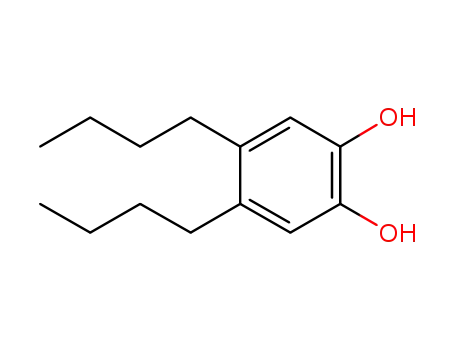 Molecular Structure of 62555-80-0 (1,2-Benzenediol, 4,5-dibutyl-)