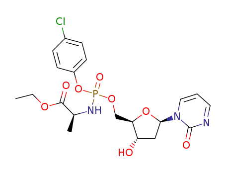 2'-deoxyzebularine 5'-[4-chlorophenyl(ethoxy-L-alaninyl)]phosphate
