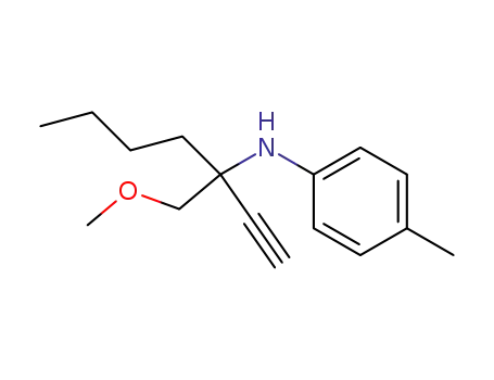 N-[3-(methoxymethyl)hept-1-yn-3-yl]-4-methylaniline