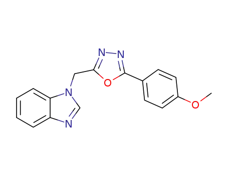 1-{[5-(4-methoxyphenyl)-1,3,4-oxadiazol-2-yl]methyl}-1H-benzimidazole