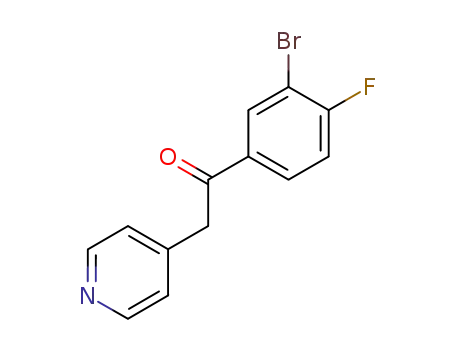 1-(3-bromo-4-fluoro-phenyl)-2-pyridin-4-yl-ethanone