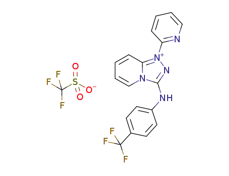 CF<sub>3</sub>O<sub>3</sub>S<sup>(1-)</sup>*C<sub>18</sub>H<sub>13</sub>F<sub>3</sub>N<sub>5</sub><sup>(1+)</sup>