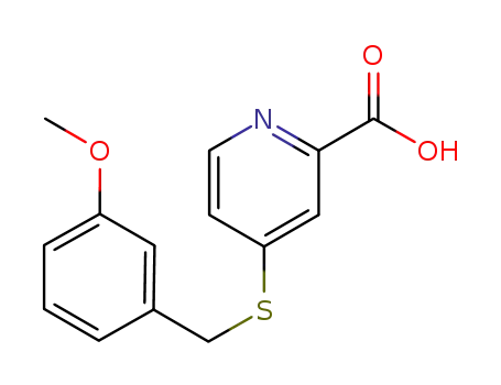 4-(3-methoxybenzylsulfanyl)pyridine-2-carboxylic acid