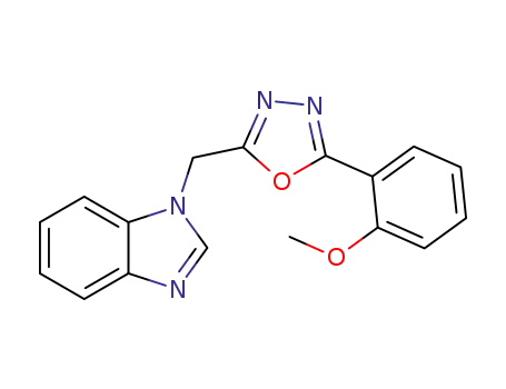 1-{[5-(2-methoxyphenyl)-1,3,4-oxadiazol-2-yl]methyl}-1H-benzimidazole
