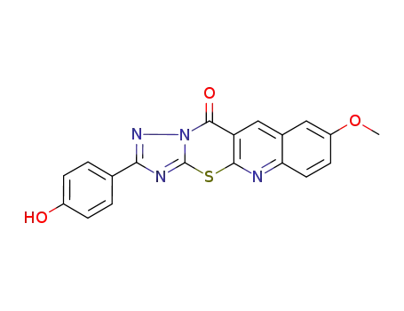 C<sub>19</sub>H<sub>12</sub>N<sub>4</sub>O<sub>3</sub>S