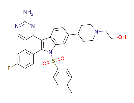 C<sub>32</sub>H<sub>32</sub>FN<sub>5</sub>O<sub>3</sub>S