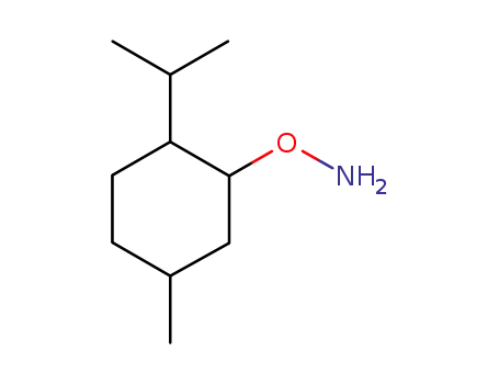 Molecular Structure of 247142-89-8 (Hydroxylamine, O-[(1R,2S,5R)-5-methyl-2-(1-methylethyl)cyclohexyl]- (9CI))