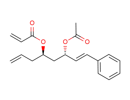 (1R,3S,4E)-3-acetoxy-1-allyl-5-phenyl-4-penteny acrylate