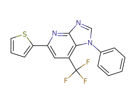 1-phenyl-5-(2-thienyl)-7-(trifluoromethyl)-1H-imidazo[4,5-b]pyridine