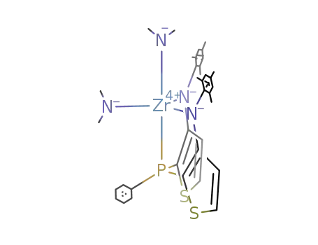 [([N-(2,4,6-Me<sub>3</sub>C<sub>6</sub>H<sub>2</sub>)(3-NH-SC<sub>4</sub>H<sub>2</sub>-2-)]2PPh))Zr(NMe<sub>2</sub>)2