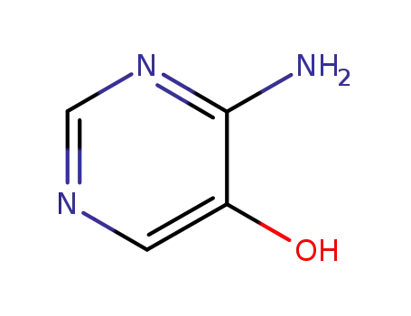 Molecular Structure of 52601-89-5 (5-Pyrimidinol, 4-amino- (7CI,9CI))