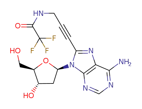 Adenosine, 2'-deoxy-8-[3-[(trifluoroacetyl)amino]-1-propynyl]-