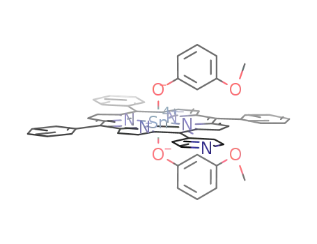 [Sn(C<sub>20</sub>H<sub>8</sub>N<sub>4</sub>(C<sub>6</sub>H<sub>5</sub>)3C<sub>5</sub>H<sub>4</sub>N)(3-methoxophenolato)2]