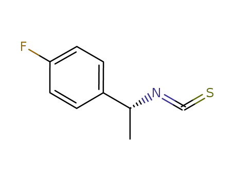 Molecular Structure of 737000-82-7 ((R)-(-)-1-(4-FLUOROPHENYL)ETHYL ISOTHIOCYANATE)