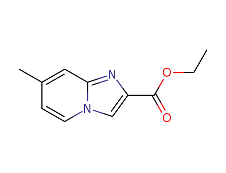 Molecular Structure of 70705-33-8 (7-METHYL-IMIDAZO[1,2-A]PYRIDINE-2-CARBOXYLIC ACID ETHYL ESTER)