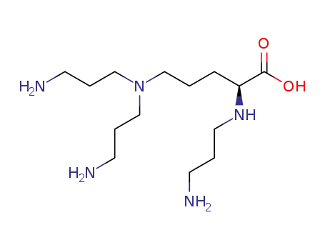 Molecular Structure of 464925-99-3 (Nα,Nδ,Nδ-tris(3-aminopropyl)ornithine)