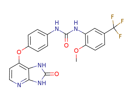 N-[4-[(2,3-dihydro-2-oxo-1H-imidazo[4,5-b]pyridin-7-yl)oxy]phenyl]-N'-[2-methoxy-5-(trifluoromethyl)phenyl]-