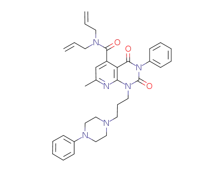 C<sub>34</sub>H<sub>38</sub>N<sub>6</sub>O<sub>3</sub>