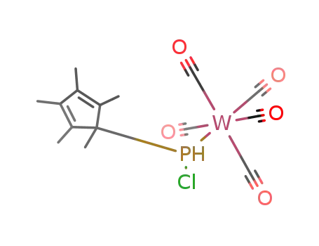 pentacarbonyl[chloropentamethyl-2,4-cyclopentadien-1-yl-phosphane]tungsten<sup>(0)</sup>