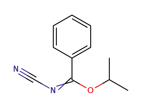 isopropyl N-cyanobenzimidate