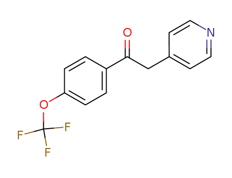 2-(pyridin-4-yl)-1-(4-trifluoromethoxyphenyl)ethanone