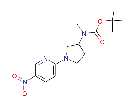 methyl-[1-(5-nitro-pyridin-2-yl)-pyrrolidin-3-yl]-carbamic
acid tert-butyl ester