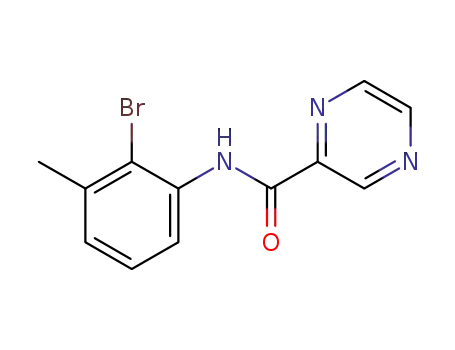 N-(2-bromo-3-methylphenyl)pyrazine-2-carboxamide