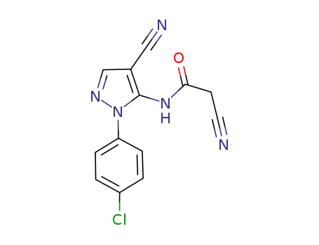 N-[1-(4-chlorophenyl)-4-cyano-1H-pyrazol-5-yl]-2-cyanoacetamide