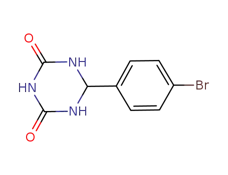 Molecular Structure of 234772-19-1 (6-(4-bromophenyl)-[1,3,5]triazinan-2,4-dione)