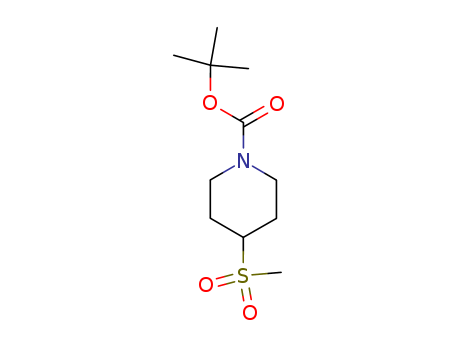 1-Piperidinecarboxylic acid, 4-(methylsulfonyl)-, 1,1-dimethylethyl ester