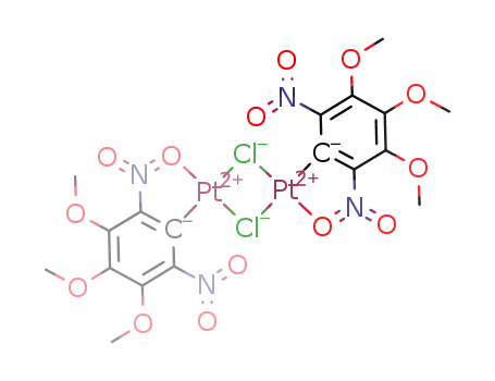[Pt(κ2C,O-C6(NO2)2-2,6-(OMe)3)(μ-Cl)]2