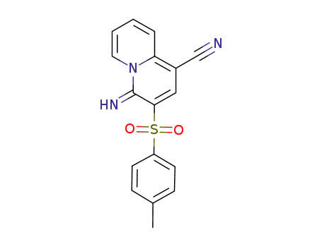 4-imino-3-tolylsulfonyl-4H-quinolizine-1-carbonitrile