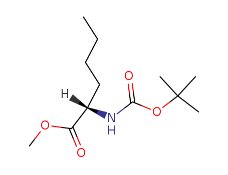 L-Norleucine, N-[(1,1-dimethylethoxy)carbonyl]-, methyl ester