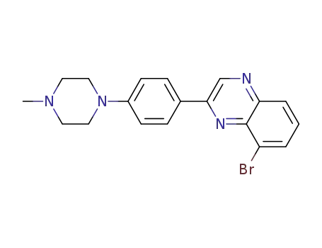 8-bromo-2-[4-(4-methyl-piperazin-1-yl)-phenyl]-quinoxaline