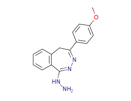 Molecular Structure of 943101-01-7 (1-hydrazino-4-(4-methoxyphenyl)-5H-2,3-benzodiazepine)