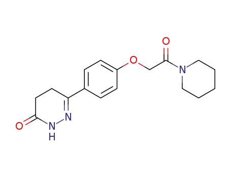 6-[4-(2-oxo-2-piperidin-1-yl-ethoxy)phenyl]-4,5-dihydropyridazin-3(2H)-one
