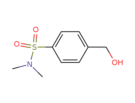 Molecular Structure of 58804-18-5 (Benzenesulfonamide, 4-(hydroxymethyl)-N,N-dimethyl-)