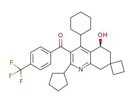 C<sub>31</sub>H<sub>36</sub>F<sub>3</sub>NO<sub>2</sub>