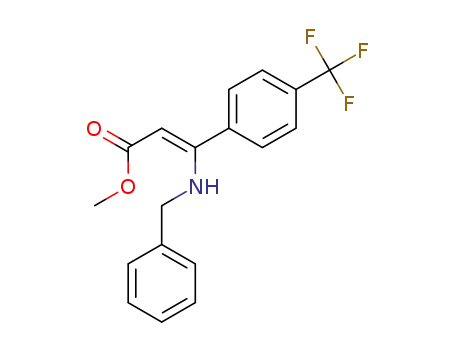 (Z)-methyl 3-(benzylamino)-3-(4-(trifluoromethyl)phenyl)acrylate