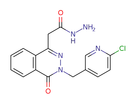 2-(3-[(6-chloropyridin-3-yl) methyl]-4-oxo-3,4-dihydrophthalazin-1-yl)acetohydrazide