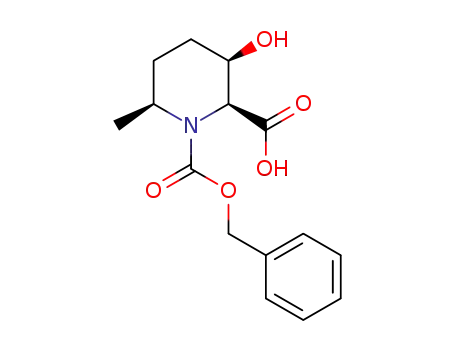 (2S,3R,6S)-N-benzyloxycarbonyl-6-methyl-3-hydroxypiperidine-2-carboxylic acid
