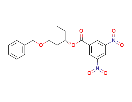 3-Pentanol, 1-(phenylmethoxy)-, 3,5-dinitrobenzoate, (S)-