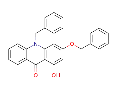 10-benzyl-3-benzyloxy-1-hydroxy-10H-acridin-9-one