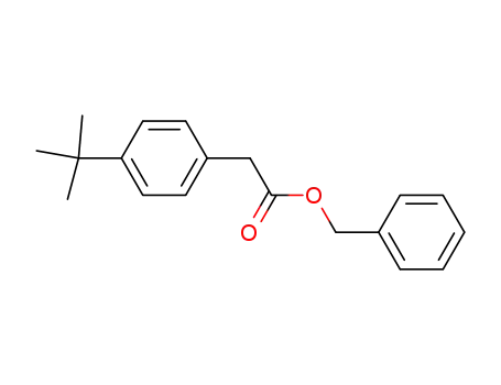 Molecular Structure of 1046319-72-5 ((4-<i>tert</i>-butyl-phenyl)-acetic acid benzyl ester)