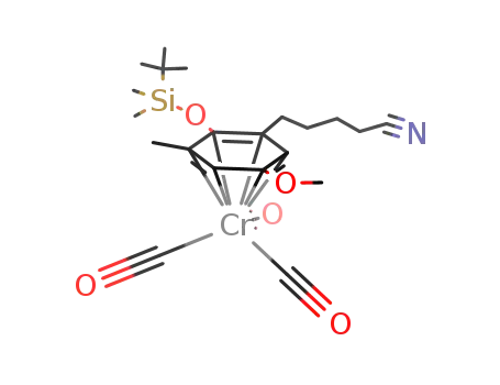[(tricarbonyl)chromium(C<sub>6</sub>H<sub>2</sub>(Me)(OMe)(OTBS)(CH<sub>2</sub>)4CN]