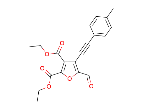 diethyl 5-formyl-4-(p-tolylethynyl)furan-2,3-dicarboxylate